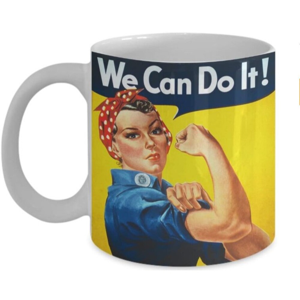 We Can Do It! Rosie The Riveter WWII Poster 11oz Coffee Mug Cup